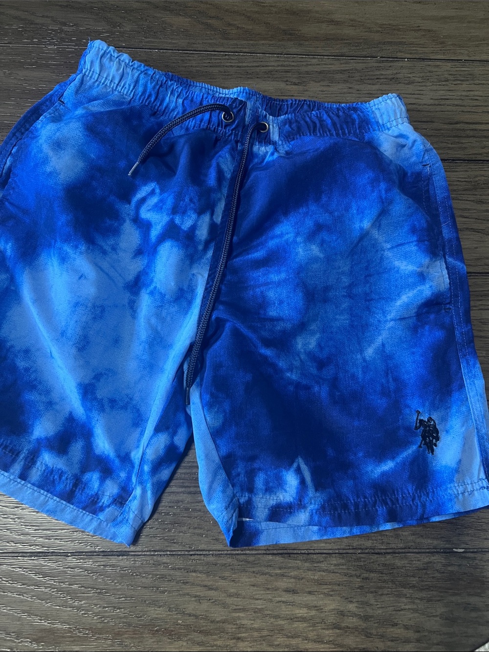 Polo by Ralph Lauren Blue Tie-Dye Swim Trunks